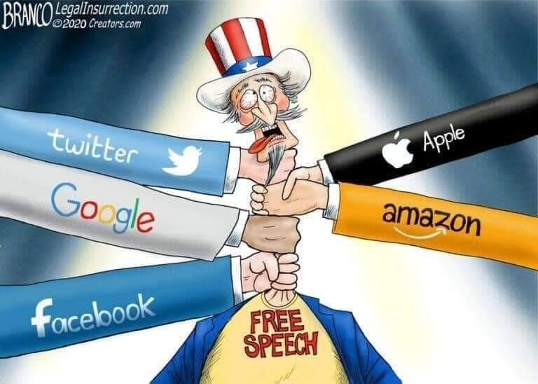 big tech killing free speech