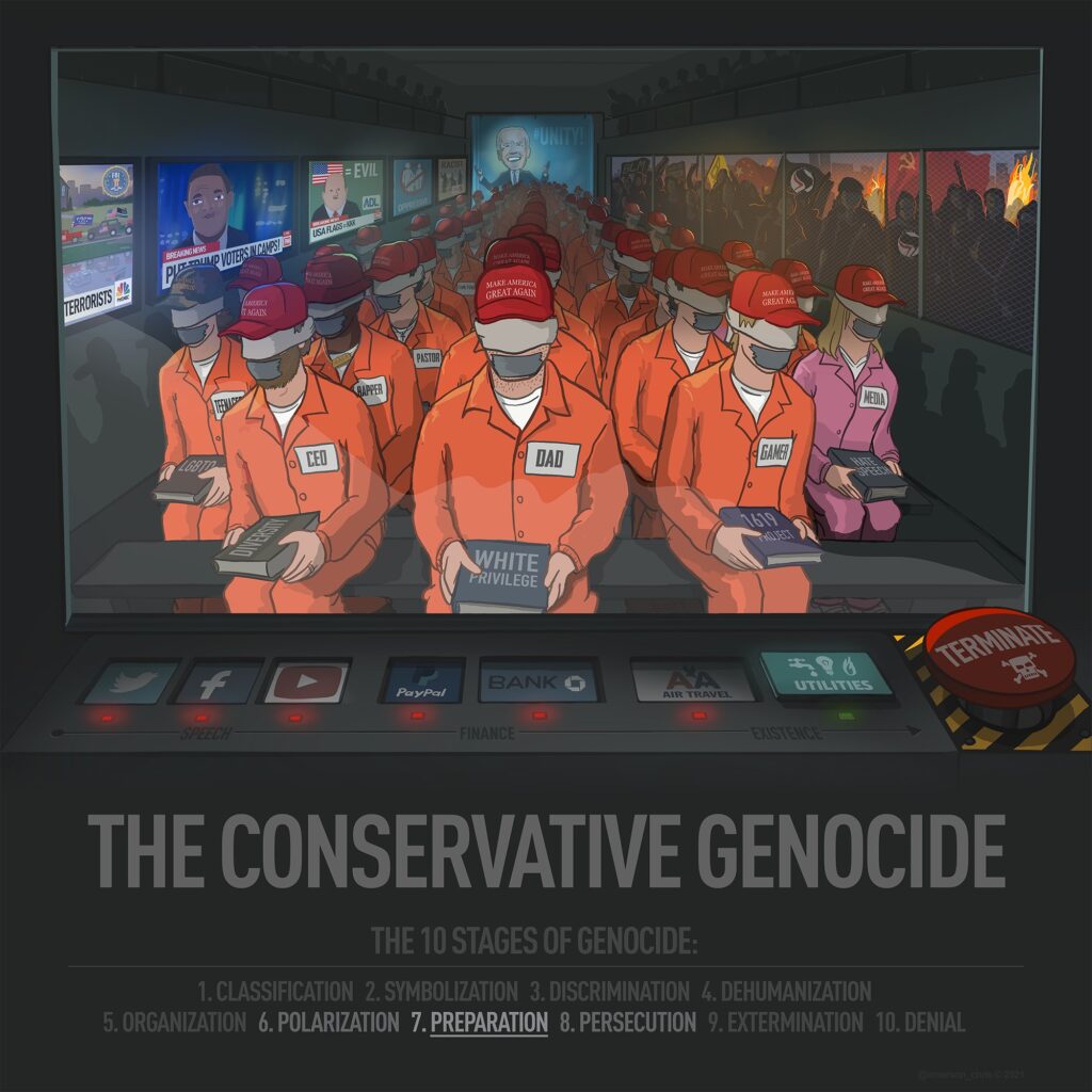 KAYLA - conservative genocide with text in it