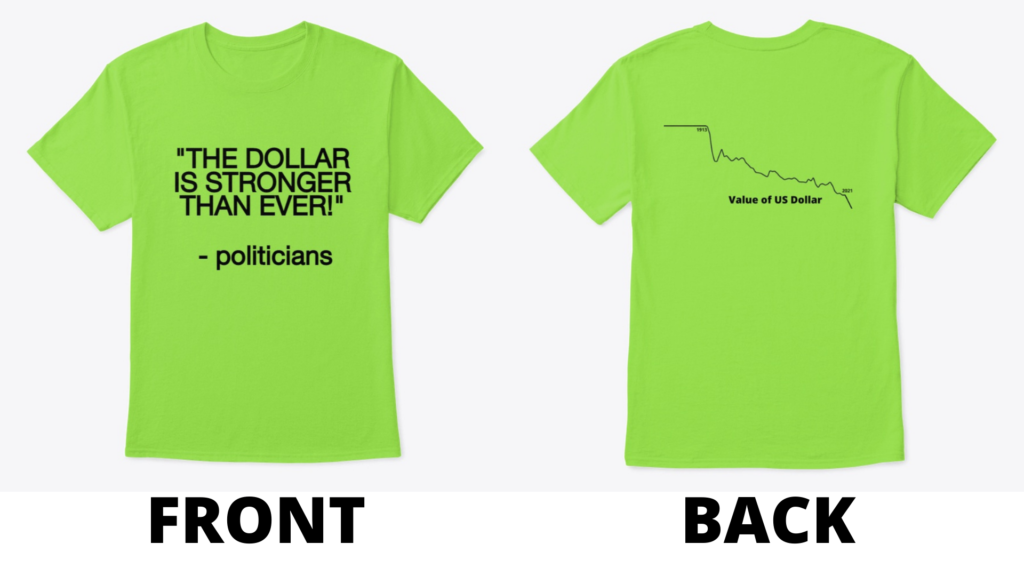 T shirt - dollar is stronger than ever