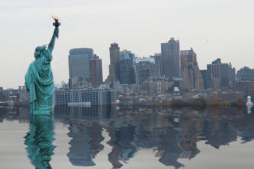 statue of liberty drowning